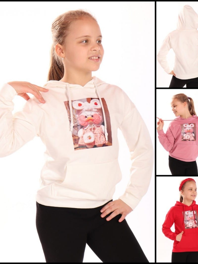 Girls' sweatshirt 22438 Girls' sweatshirt 22438