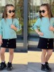 Dievčenská dvojdielna súprava, bublinkový sveter a sukňa