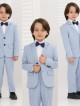 Chlapčenský dvojdielny spoločenský oblek v pestrých farbách