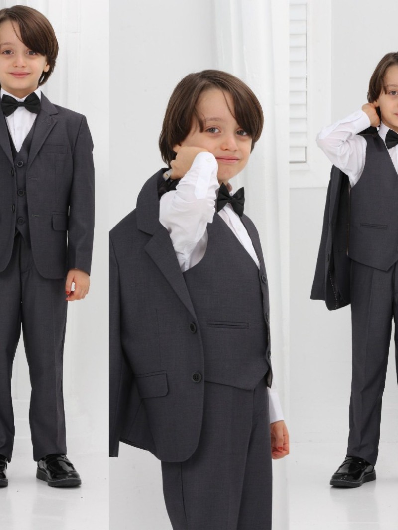 Chlapecký třídílný společenský oblek