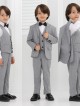 Boy's three-piece communion suit in bright colors