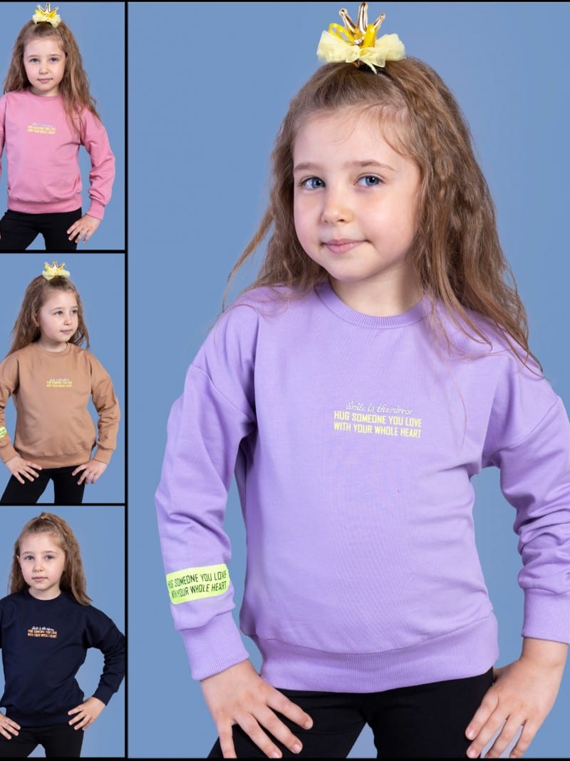 wholesale kids clothing Girls sweatshirt 16650 wholesale Girls sweatshirt 16650